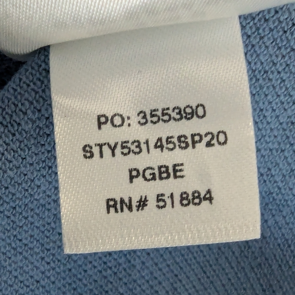 Patagonia Men's Henley Short Sleeve Blue Polo Organic Cotton Shirt Sz M Relaxed - Picture 6 of 7
